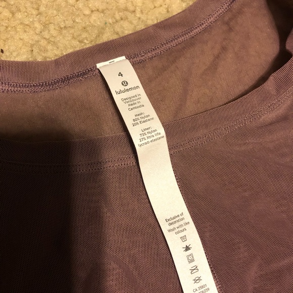 Lululemon Ready to Reach Size 4 purple dress - Picture 3 of 4